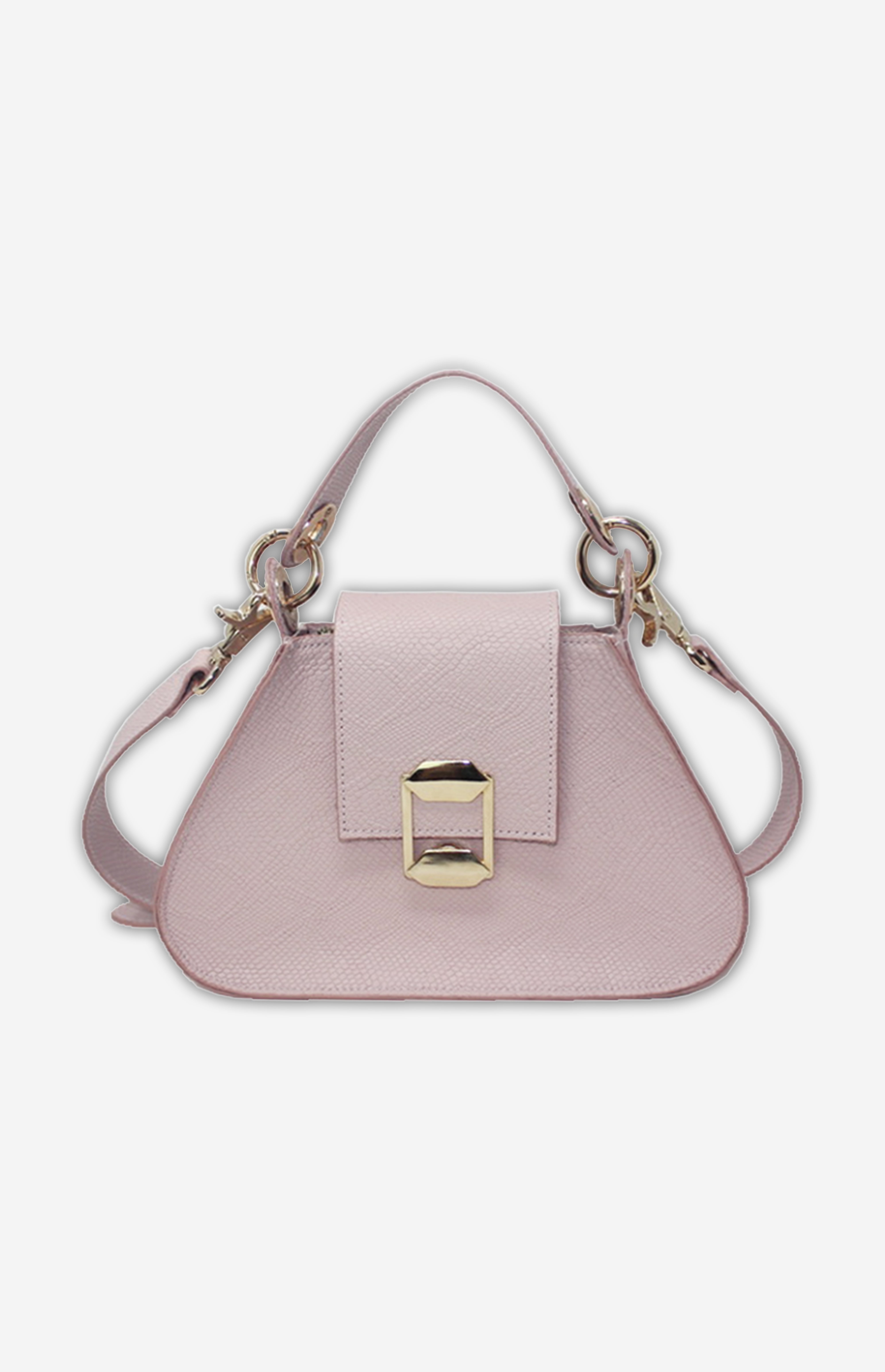 Bolsa Balanca Color Rosa Palo con Textura CALETIA